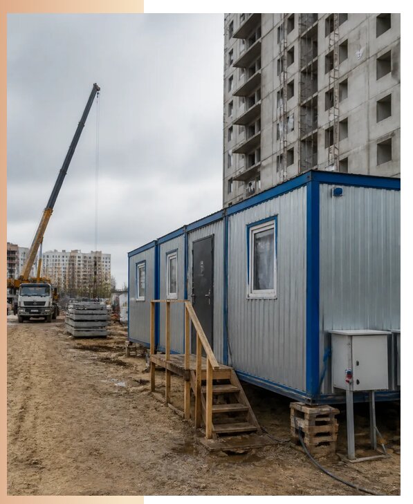 Аренда строительных вагончиков для рабочих в Новоалтайске